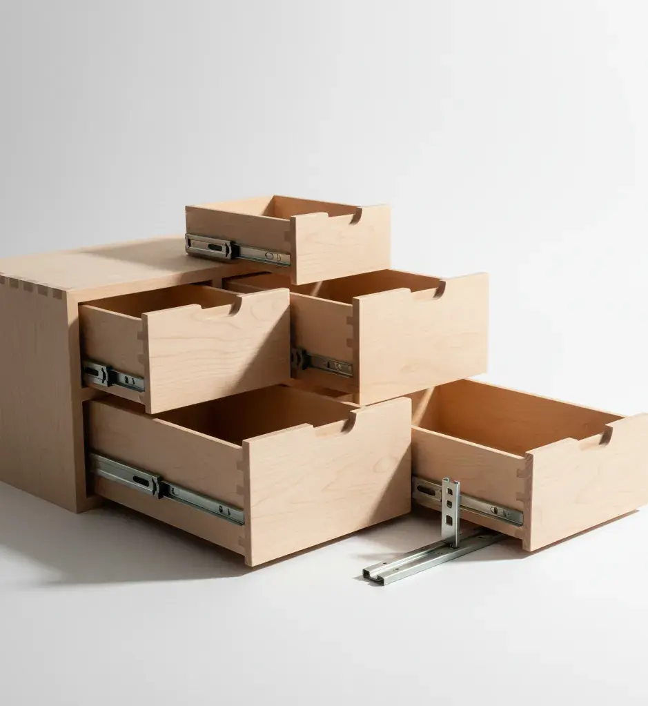 Drawer Systems & Hardware - Calgary trade millwork supplier with 1-week turnaround